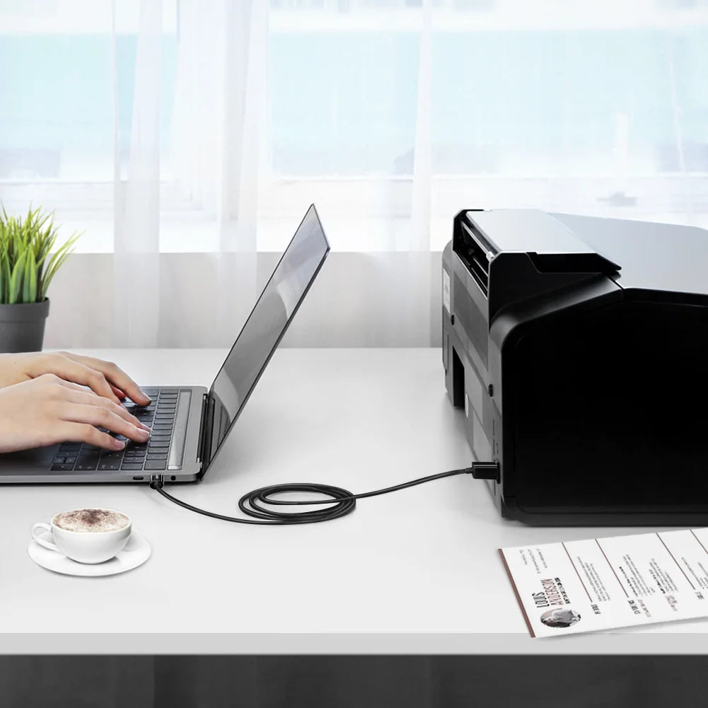 Ugreen USB-C to USB-B 2.0 Printer Cable 2M - 50446 Ugreen USB-C to USB-B 2.0 Printer Cable 2M - 50446